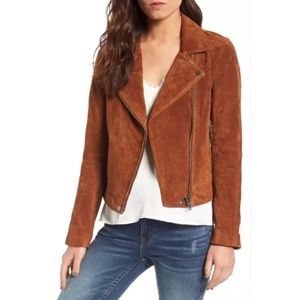 Suede Moto Jacket- BLANKNYC